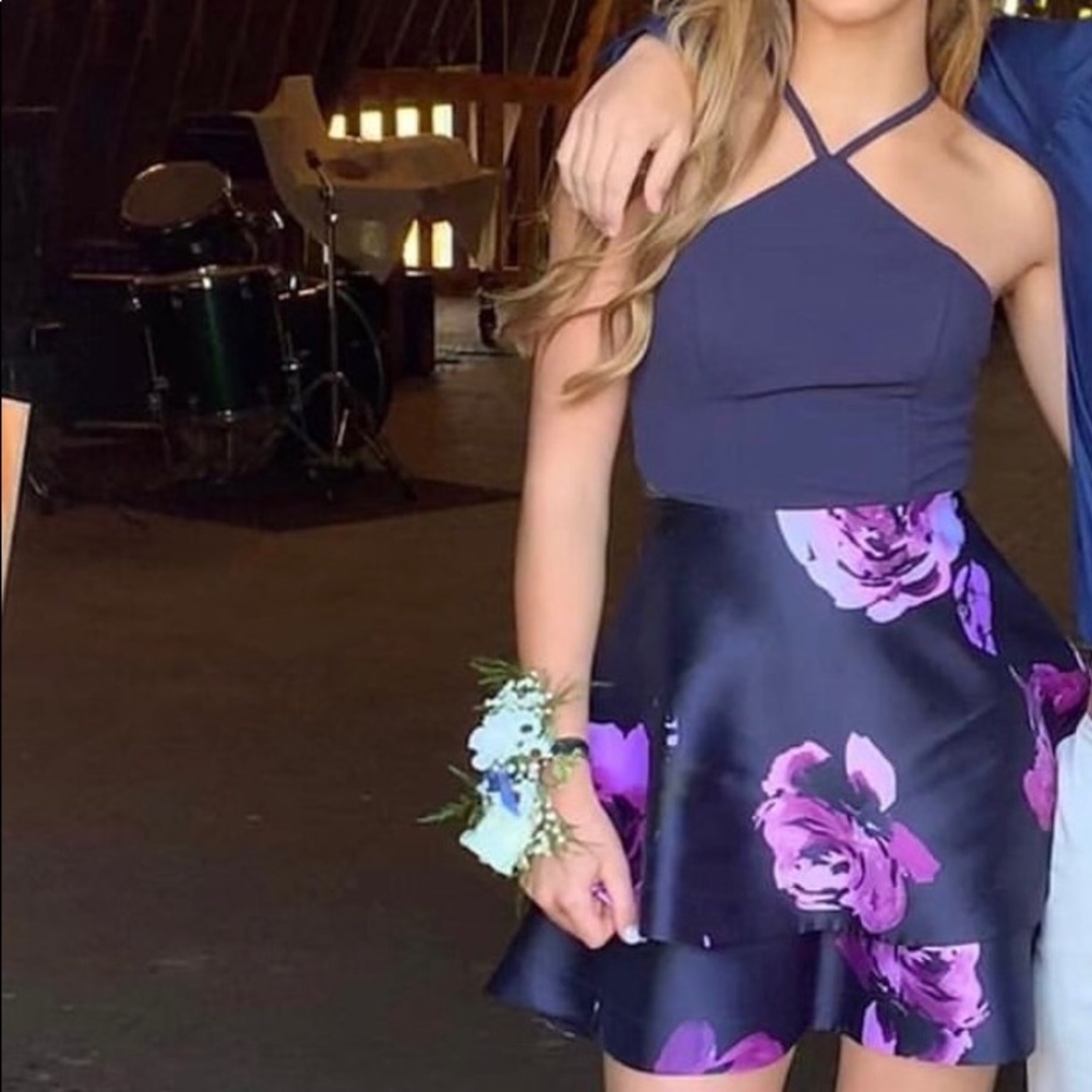 Navy Hoco dress